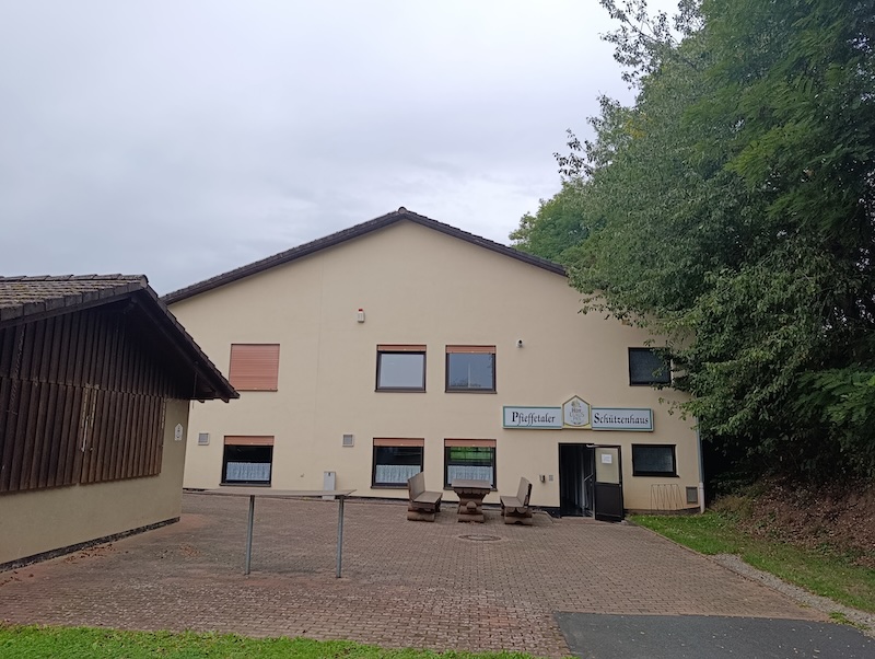 Schießstand im Schützenhaus Pfieffetal